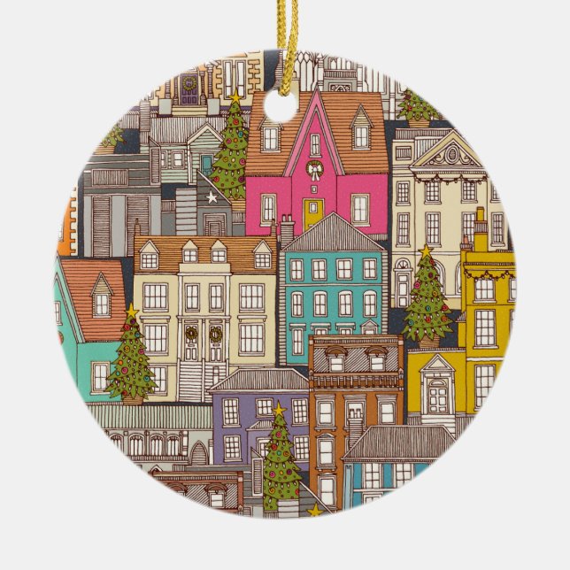 jultid järn mult julgransprydnad keramik (Framsidan)