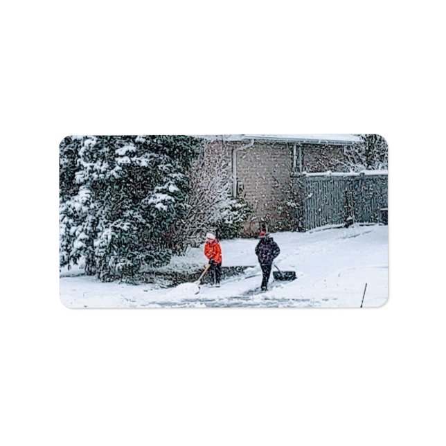 Jultid, Roligt Adressetikett (Framsidan)