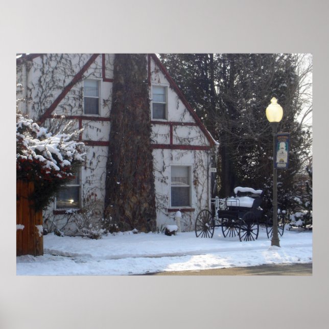 Jultid tillbaka i tiden poster (Framsidan)