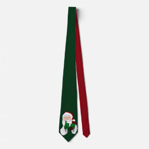 Jultider Cute Jultomten Necktie Anpassa Slips