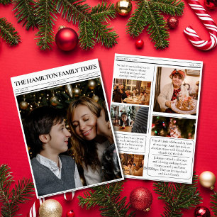 Jultidning 6 Foton Julkort