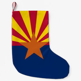 Jultidningar med Flagga Arizona, USA Liten Julstrumpa