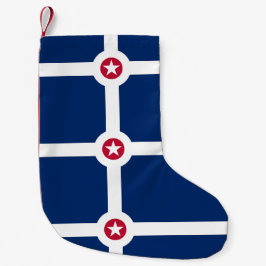 Jultidningar med Flagga Indianapolis Liten Julstrumpa