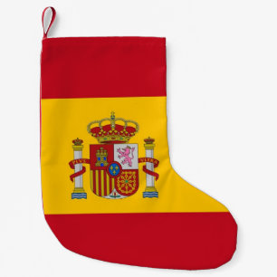 Jultidningar med Flagga Spanien Liten Julstrumpa