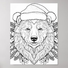 Jultids färgning Poster