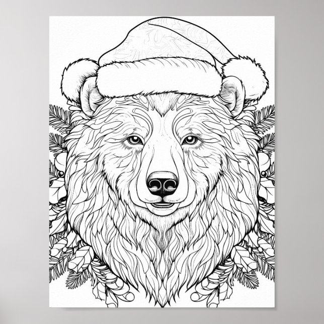 Jultids färgning Poster (Framsidan)