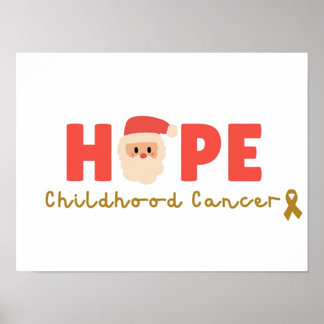 Jultidskrift Poster Helgdag för barncancer (Framsidan)