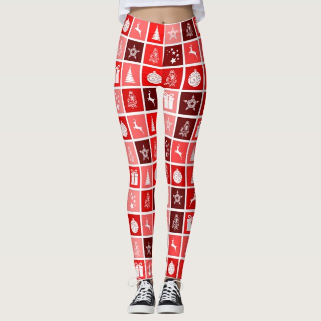 jultidspapper leggings (Framsida)
