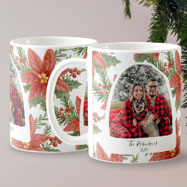 Jultipografi-familjen Foto botaniskt Kaffemugg