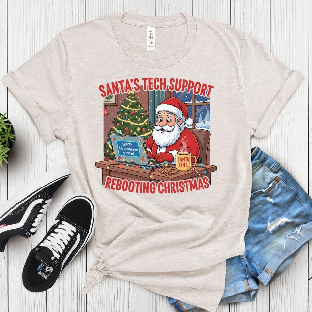Jultjänst från Tomte: Omstart av julhumor T Shirt (Skapare uppladdad)
