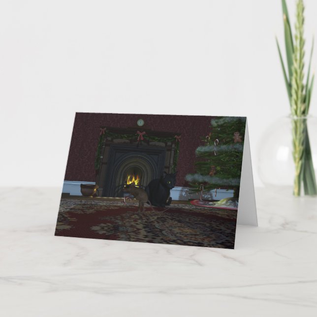 Jultjuv Helgkort (Framsida)