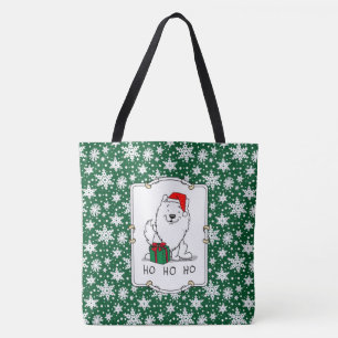 Jultomamerikanska eskimo Hund HO HO Cute Tygkasse