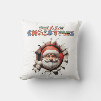 Jultomat 3D Skriv ut Cushion Home Decor Kudde