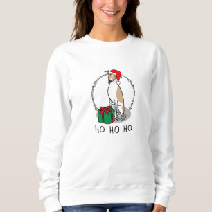 Jultomat Hat-piskan Hund Fawn & white Cute T Shirt