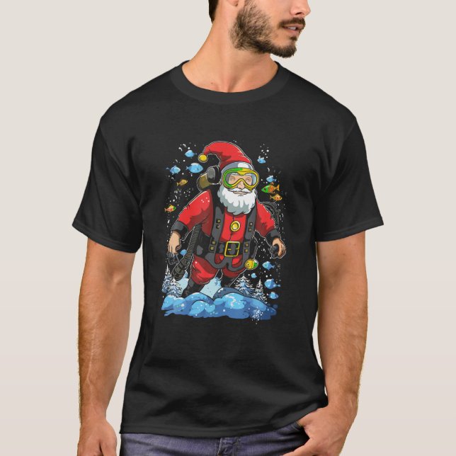 Jultomatdykardykningen i Kärlek i havet T Shirt (Framsida)