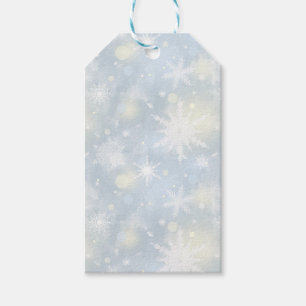 jultomater,design,vit,snöflingor,ljus,grått,blå presentetikett