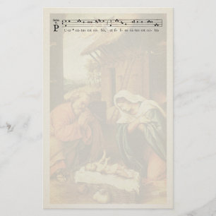 Jultomativitet, chant-stationeri brevpapper