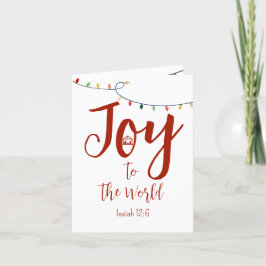 Jultomativitet Joy till World Helgdag Card Helgkort