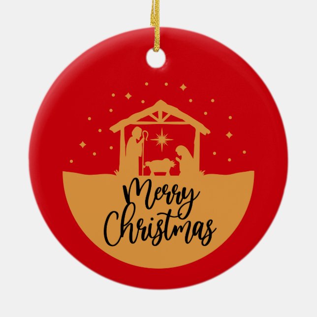 Jultomativitet - julprydnad julgransprydnad keramik (Baksidan)