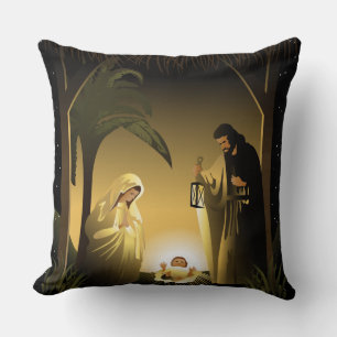 Jultomativitet Mary, Joseph och Baby Jesus Kudde