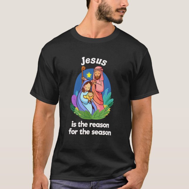 Jultomativiteten Jesus är orsaken till havet T Shirt (Framsida)