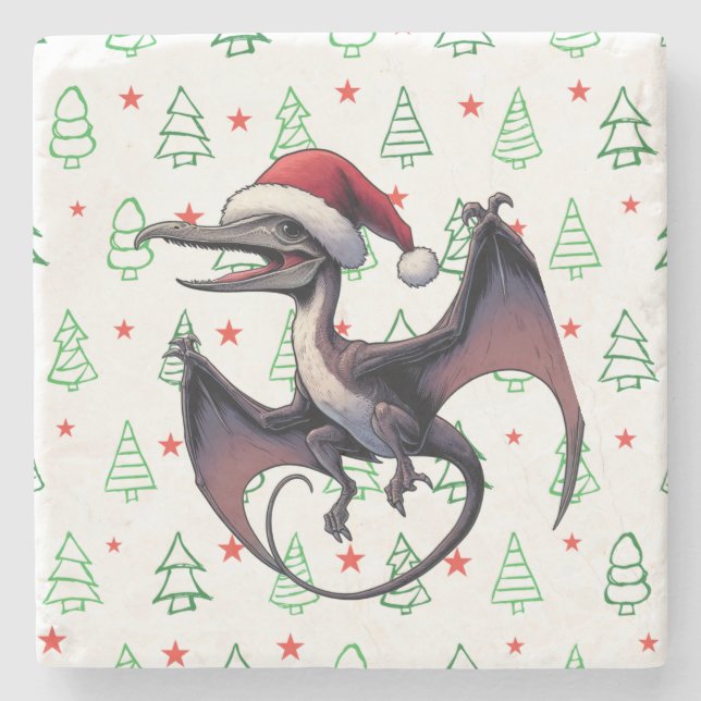 Jultomatpterodactyl Stenunderlägg (Framsidan)