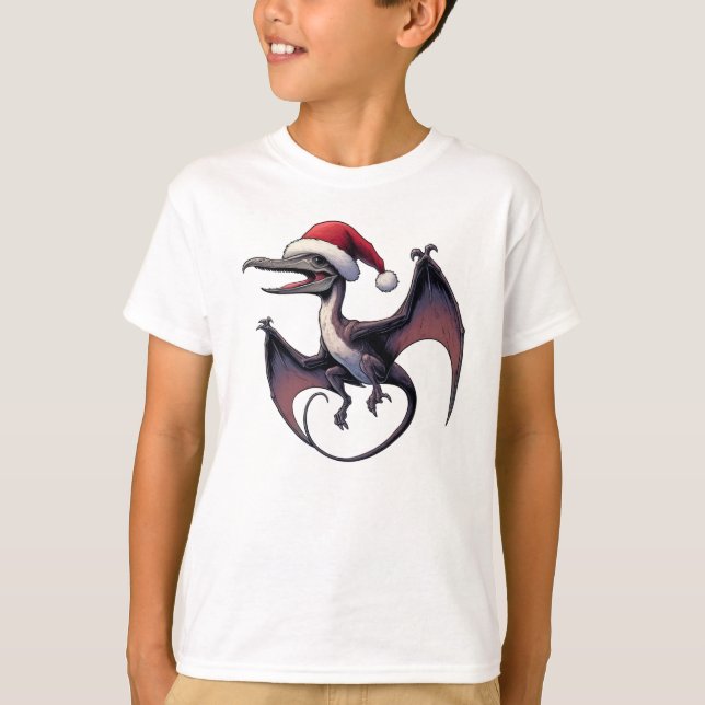 Jultomatpterodactyl T Shirt (Framsida)