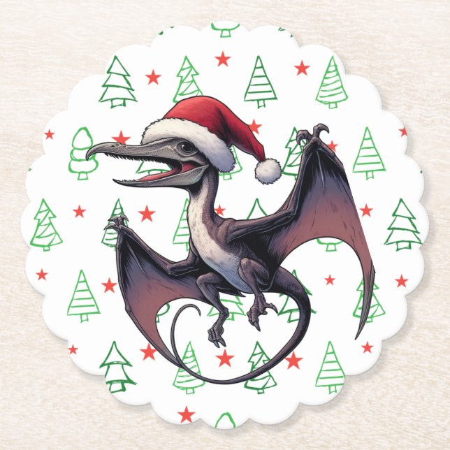 Jultomatpterodactyl Underlägg Papper (Framsida)