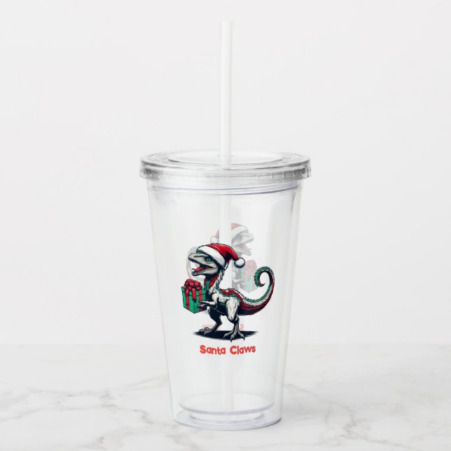 Jultomatraptorn Take Away Mugg (Framsida)
