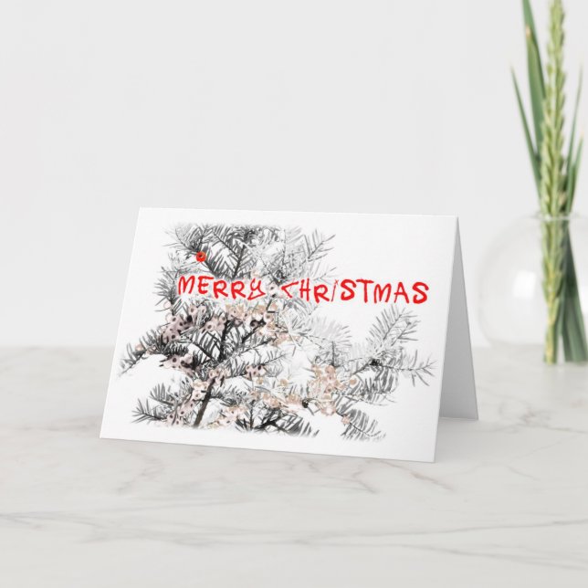 jultombär helgkort (Framsida)