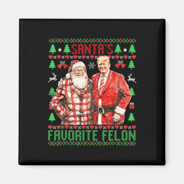Jultomens favoritfelon 2024 - julklapp magnet (Framsidan)