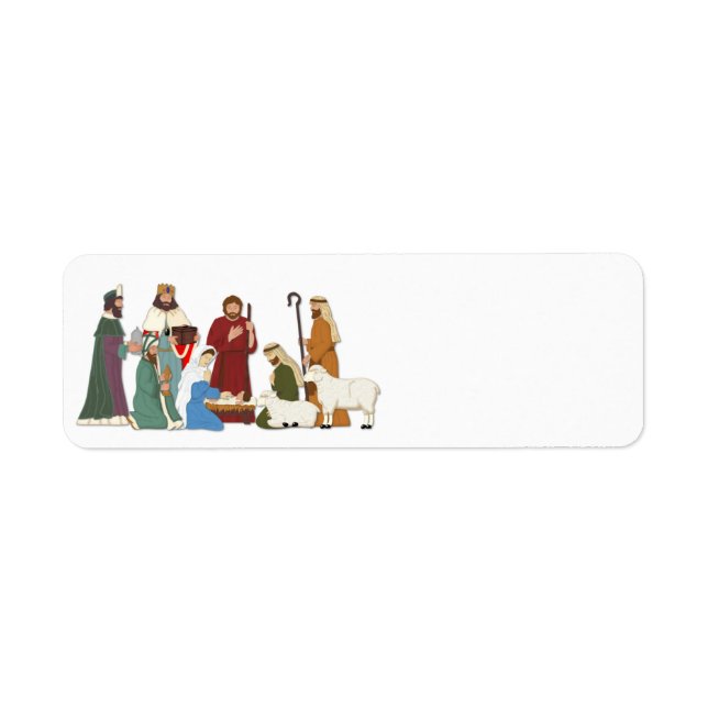 jultomhet returadress etikett (Framsidan)