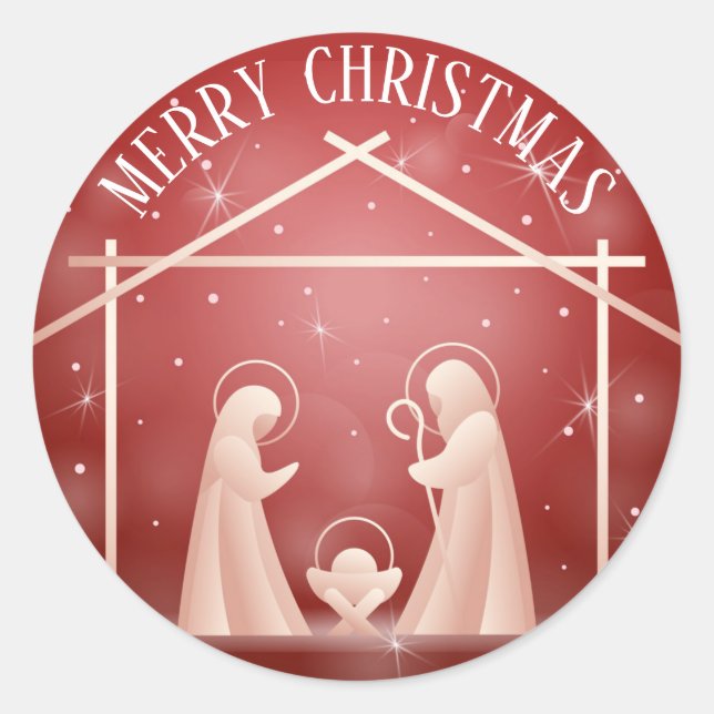 jultomhet runt klistermärke (Framsida)