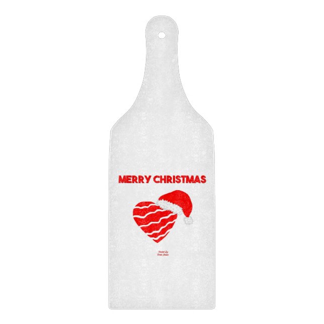 Jultomi Heart Glass Skärningspåslag Paddel (Framsidan)