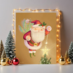 Jultomjulet - Fairy Art-utskrift Poster