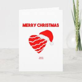 Jultomt Heart-Lodrät - hälsningskort Helgkort