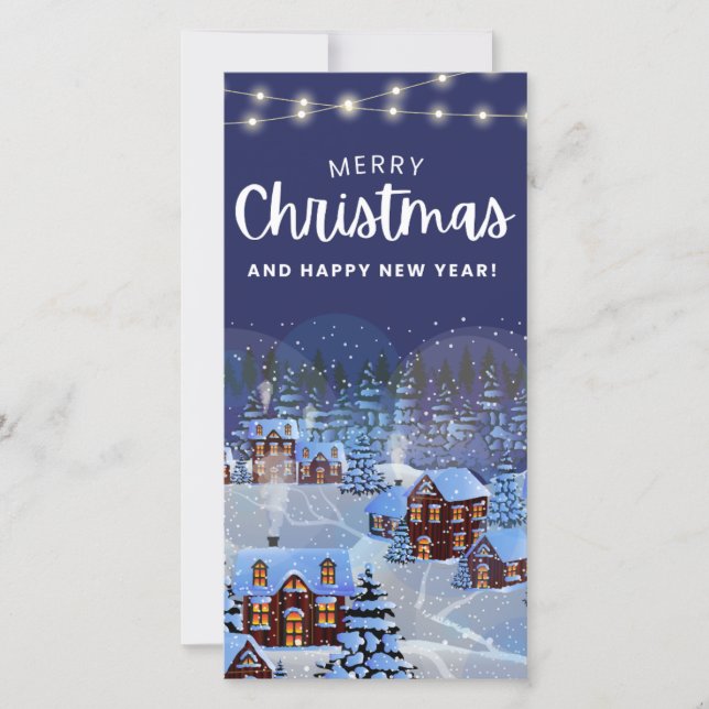 jultomt som önskar kort (Framsida)