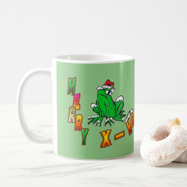 Jultomte Frog God jul Kaffe Mugg (Med munk)
