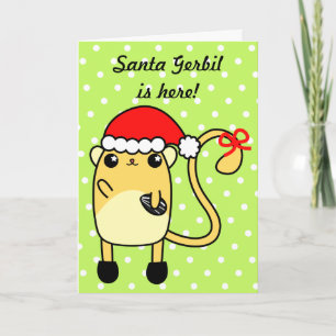 jultomte Gerbil-kort Helgkort
