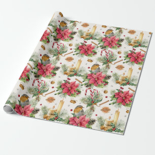 jultomte, rån, candy cane, ljus presentpapper