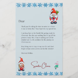 Jultomtebrev Anpassningsbart julbrev