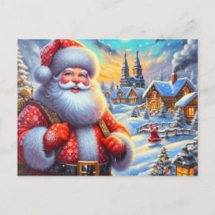 Jultomten 02 vykort
