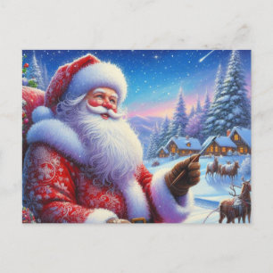 Jultomten 05 vykort