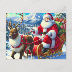 Jultomten 08 vykort