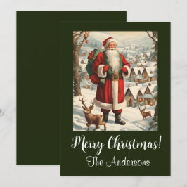 Jultomten 13 God jul! Julkort Inbjudningar