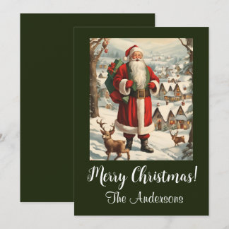 Jultomten 13 God jul! Julkort Inbjudningar