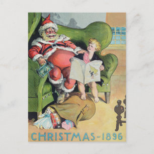 Jultomten 1896 helg vykort