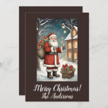 Jultomten 2 God jul! Julkort