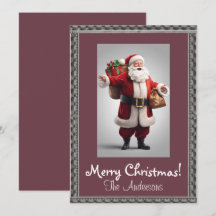 Jultomten 5 God jul! Julkort