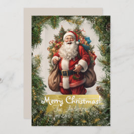 Jultomten 9 God jul! Julkort Inbjudningar